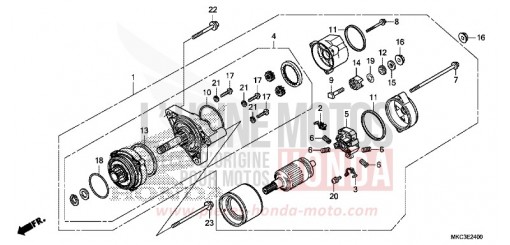 REVERSE MOTOR GL1800J de 2018